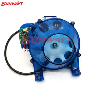 Bac à pièces bleu avec moteur 110/220V, accessoire en plastique pour machine de jeu à monnayeur - Product Image 2