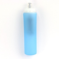 Bouteille d'eau pliable de 500 ml (16 oz) avec filtre pour la randonnée, les voyages, le camping en plein air