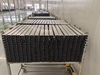 Profils en alliage d'aluminium usinés CNC sur mesure en usine, extrusion industrielle d'aluminium anodisé couleur 6063, découpe 6061 7003 7075