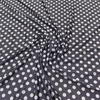Tissu imprimé à pois en polyester et élasthanne extensible pour maillot de bain Abaya