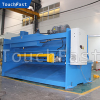 Machine de cisaillement hydraulique Touchfast Qc12k 6x3200 Qc11y Qc11k Qc12y 6mm 8mm 12x3200 Machine de cisaillement de plaque hydraulique 12mm