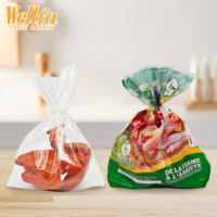 Emballage plastique personnalisé de qualité alimentaire HALAL pour volaille rôtie congelée, sac en PE pour dinde, sac pour poulet entier congelé