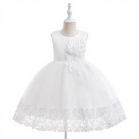 Robe de princesse pour fille, robe de bal pour enfants de 3 à 10 ans, robe fleurie élégante