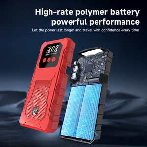 Digital Display Emergency Power Automatic Stop Charging <strong>Mini</strong> <strong>Car</strong> Tire Pump Wireless Start Power Supply CO252 Model for - Product Image 6