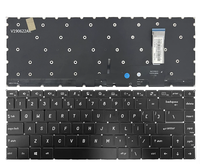 Clavier de remplacement pour ordinateur portable rétroéclairé, disposition RU FR UK US DE pour MSI Modern 15 A10M /A10RAS 14 B10R/ B10RASW sans cadre
