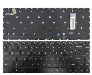 Ersatz-Laptop-Tastatur mit Hintergrundbeleuchtung RU FR UK US DE Layout für <span class=keywords><strong>MSI</strong></span> Modern 15 A10M /A10RAS 14 B10R/ B10RASW Ohne Rahmen - Product Image 2