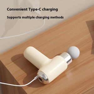 Massageador <span class=keywords><strong>Mini</strong></span> Fascial Gun para Relaxamento Muscular Profundo em Tamanho Pocket para Academia e Escritório - Product Image 5