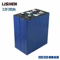 Baterai NOGI Lishen LFP 3.2V 200Ah 202Ah LiFePO4 Sel Baterai Prismatik Stok Tersedia RTS Pengiriman DDP Bebas Pajak
