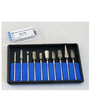 Fraises diamantées dentaires Coupe rapide Fraise de meulage HP Tige pour bijoux en plastique Pierres - Product Image 4