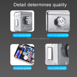 Bâtiment/appartement sans fil Invisible empreinte digitale serrure de porte électrique RFID <span class=keywords><strong>Kit</strong></span> de serrure de porte numérique pour l'entrée de porte - Product Image 4