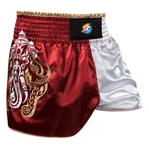 Shorts d'entraînement MMA, grappling, kick-boxing, unisexe, pour combats en cage, 100% polyester/spandex, légers, séchage rapide - Product Image 1