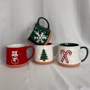 Hochwertige Maßgefertigte Weihnachts-Keramik-Kaffeetasse Große Kapazität Porzellanbecher für Geschäftsgeschenke zum Fabrikpreis - Product Image 1