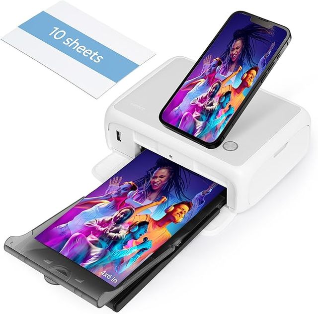 HPRT CP4000L Impresora En Colores 10x15cm 600DPI Color Small Phone Photo Machine Mobile Printer for Home Use 3/4/6 Inches