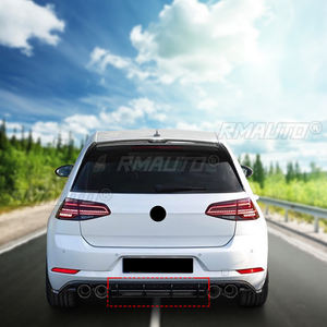 Diffuseur de pare-chocs arrière de voiture Spoiler Splitter & Rear Side Splitters Fins Trim pour VW Pour Volkswagen Pour <span class=keywords><strong>Golf</strong></span> MK7 MK7.5 GTI / <span class=keywords><strong>R</strong></span> - Product Image 2