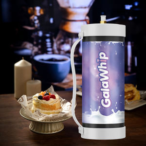 GalaWhip CO2/N2 pour Bouteille de Gaz à Crème, Réservoir de Crème, Taille Personnalisable OEM, Acier au Carbone, Écologique, Outils à Dessert - Product Image 2