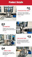 Commerciële verticale hydraulische fruitpers, automatische hydraulische sapcentrifuge met dubbele trommel voor de productie van druivenwijn en fruitsap