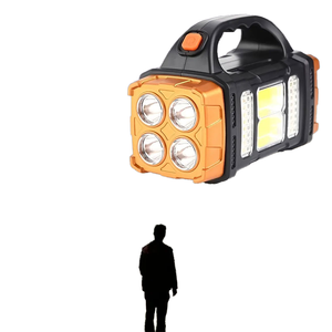 Solar LED Work Light ABS IP65 Waterproof Remote Control <b>Lead</b> Acid Battery USB Flashlight 4 Gear <b>Charge</b> Camping for Outdoor Use - Product Image 3