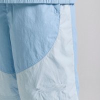 Survêtement en nylon uni léger surdimensionné OEM ODM avec logo brodé, coupe-vent 100 % polyester à fermeture éclair, ensemble 2 pièces