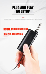 GAW-RM58 4 kênh phát và thu không dây Micro Karaoke Hiệu suất loa ngoài trời DJ hát KTV hội nghị - Product Image 6