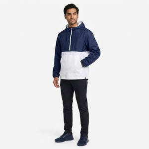 Chaqueta Cortavientos de la Mejor Calidad con Cuello Alto y Cremallera Frontal, con Logotipo, Resistente al Viento, Cálida, para Hombre, Malla Exterior, 2026, Corte Ajustado, Precio al por Mayor - Product Image 1