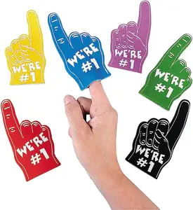 Mini Foam Fingers We are 1 Hand - School Spirit and Pep Rally Team Supplies Sport Party Favors Sports Fan Foam Finger