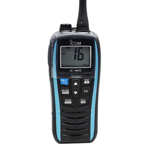 Transceptor Marino Portátil VHF ICOM IC-M25/M25 EVO, Resistente al Agua IPX7, Ligeramente Flotante, con Cargador Micro-B USB - Product Image 4