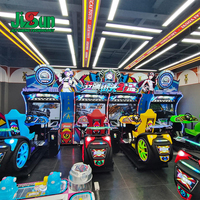 Machine d'arcade de course Speed Street 2 à monnayeur pour 4 joueurs, simulateur de conduite à quatre écrans pour parc d'attractions