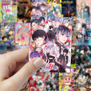63PCS Mixte Classique Japonais Anime Affiche <span class=keywords><strong>Demon</strong></span> <span class=keywords><strong>Slayer</strong></span> Conan Dragon Ball Autocollant - Product Image 2