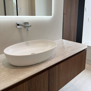 Vanité de salle de bain intelligente avec finition en bois | Rangement intelligent et miroir amélioré par la technologie - Product Image 5