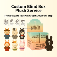 Jouet en peluche personnalisé boîte aveugle OEM usine concevoir vos propres peluches, poupées en peluche avec logo, porte-clés en peluche de collection