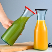 Vente en gros 100ML 250ML 375ML 500ML Bouteilles vides en verre pour boisson au jus de fruits au lait