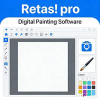 Software de Producción de Animación Retas Studio 66, Gráficos y Multimedia, Versión Chino-Inglés, Funciones Completas, Tutoriales de Video Gratuitos