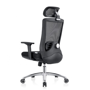 Đế Nhôm Giá Xuất Xưởng Với Bánh Xe PU Ghế Văn Phòng Điều Hành <span class=keywords><strong>C</strong></span>ông Thái Họ<span class=keywords><strong>c</strong></span> Lưng Cao - Product Image 3