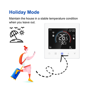 100-240V Thermostat de <span class=keywords><strong>radiateur</strong></span> intelligent pour chauffage électrique par le sol Thermostat 16A avec App Tuya WIFI Thermostat de télécommande - Product Image 5
