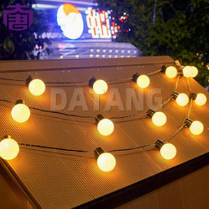 Guirnalda de Luces Solares LED Blanco Cálido para Jardín, IP65, Interior/Exterior, para Decoración de Patio y Jardín - Product Image 2