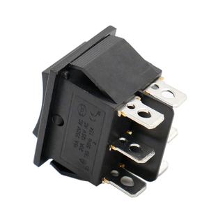 Interruptor Basculante KCD4-223 de Montaje en Panel, Momentáneo, 6 Pines, DPDT, Encendido/<span class=keywords><strong>Apagado</strong></span>/Encendido - Product Image 6