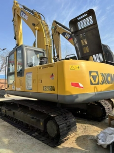 Excavatrice sur chenilles d'occasion XE215DA, 21 tonnes, hydraulique, avec godet jaune pour travaux de terrassement et de construction - Product Image 6