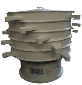 Peneira vibratória rotativa para máquina de peneirar industrial de dois andares