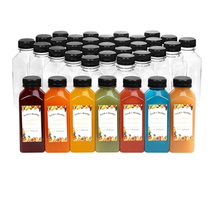 8 oz 12 oz 16 oz chai nước trái cây vuông. 250 ml 350 ml 500 ml chai nước trái cây cho nước trái cây kinh doanh - Product Image 3