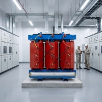 Transformateur sec triphasé 11 kV, classe H, isolation de type H, faible bruit, pour centrale électrique, projet solaire éolien, SCB13, IEC60076