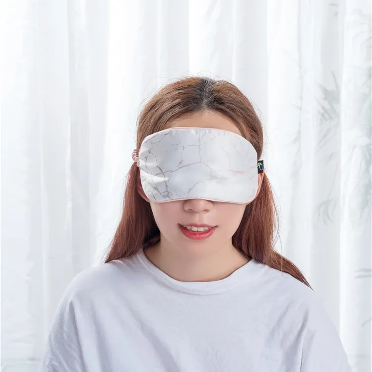 Made in China hochwertige Polyester Satin Schlaf Augen maske
