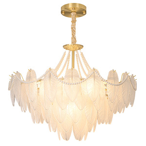 Multi Head <b>Chandelier</b> Led <b>Light</b> Round Creamy Style Warm Lighting For Living Room Bedroom - Product Image 1