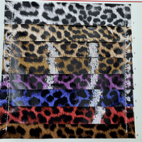 Boîte d'emballage pour téléphone en PU brillant effet miroir, imprimé léopard, résistant à l'abrasion, pour le rangement de sacs et de bijoux