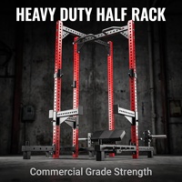 Rack de squat multifonctionnel semi-cerclé en acier haute résistance, cage de musculation réglable pour la maison et l'entraînement commercial