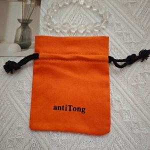 Wholesale Custom Logo Printed <b>Mini</b> Cotton Twill Ring Earring Storage <b>Bag</b> Recycled Drawstring Cotton Necklace Jewelry Pouch - Product Image 2
