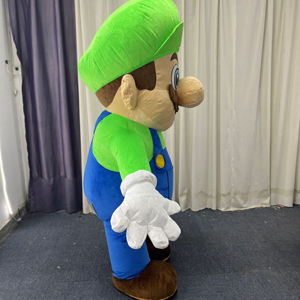 Costume de mascotte gonflable de dessin animé <span class=keywords><strong>Mario</strong></span> Cosplay combinaison Cosplay Costume pour la fête d'Halloween et les événements avec batterie - Product Image 3