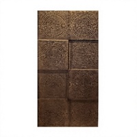 Panneau mural en PU imperméable de qualité supérieure, imitation bois, motif naturel, intérieur/extérieur, décoratif, résistant au feu, taille personnalisée disponible