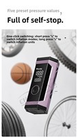 [Customized] ABS Material Car Emergency Jump Starter Air Pump Battery Booster All-in-One Onboard Electric Tire Inflator 150psi
