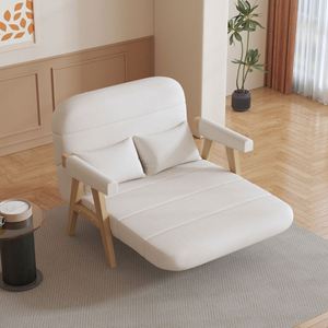 Canapé-<span class=keywords><strong>lit</strong></span> léger et pliable pour hôtel, bureau ou salon, avec accents dorés, idéal pour l'hébergement temporaire - Product Image 3