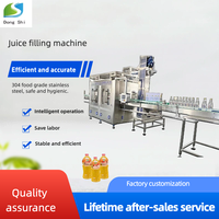 Machine de remplissage automatique de jus de fruits, ligne d'embouteillage de jus d'orange, remplisseuse de liquides pour usine de production de boissons